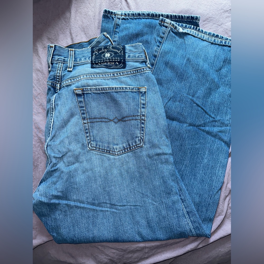 Lucky Brand Dungarees by Gene Montesano